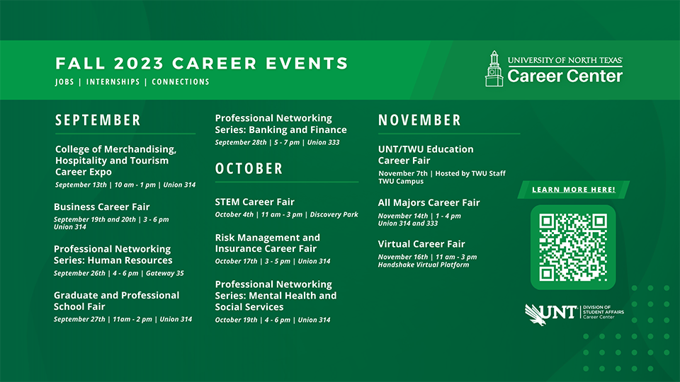 Fall 2023 Career Events